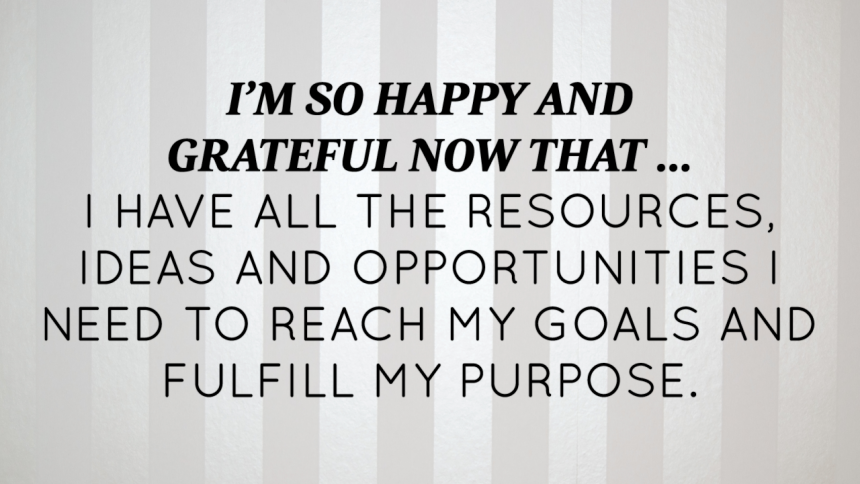 May 2015 Affirmation of the Month