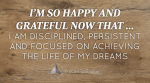 August 2015 Affirmation of the Month