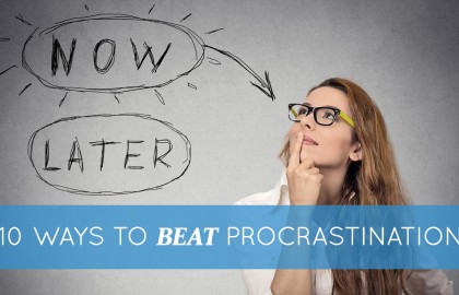 10 Ways to Beat Procrastination